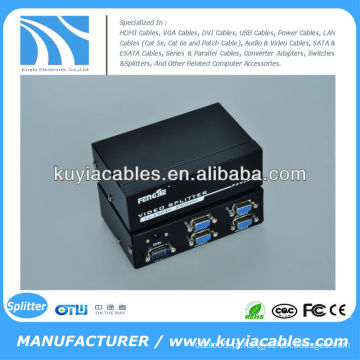 4 Port VGA LCD CRT Video Monitor Splitter